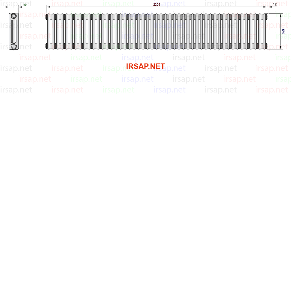Радиатор IRSAP Tesi 30550/49 T12 CL 01